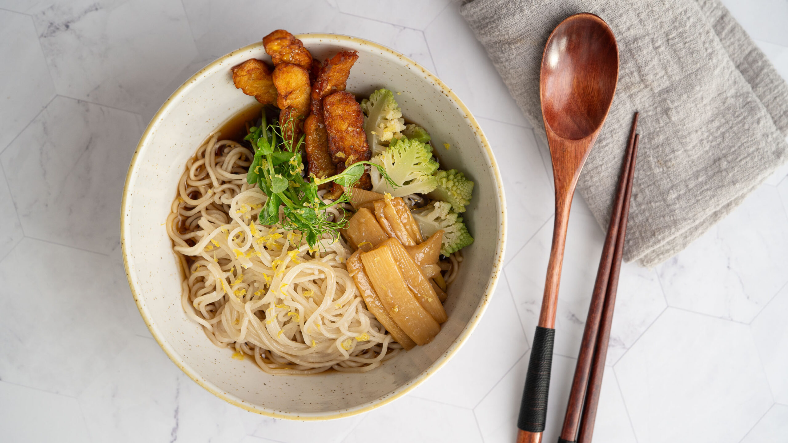 quattro ramen ラーメン vegan dello Chef